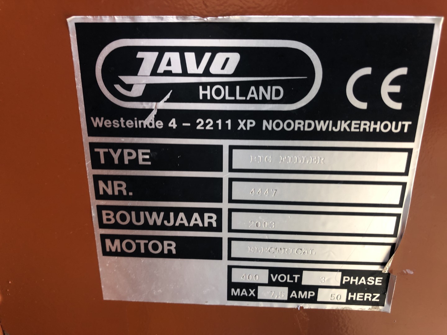Передвижной бункер для хранения почвы с большим наполнителем Javo