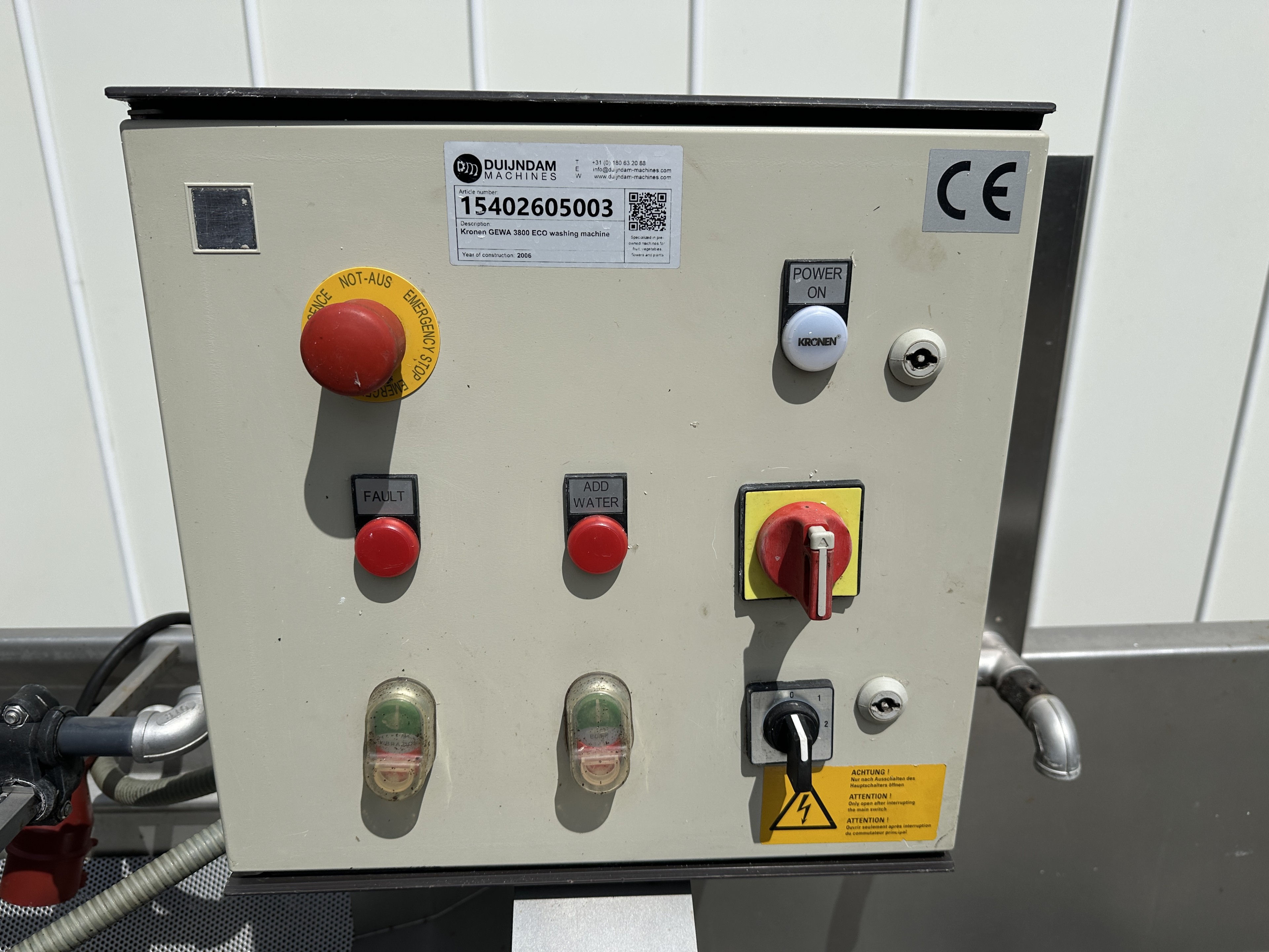 Kronen GEWA 3800 ECO Машина для мойки овощей