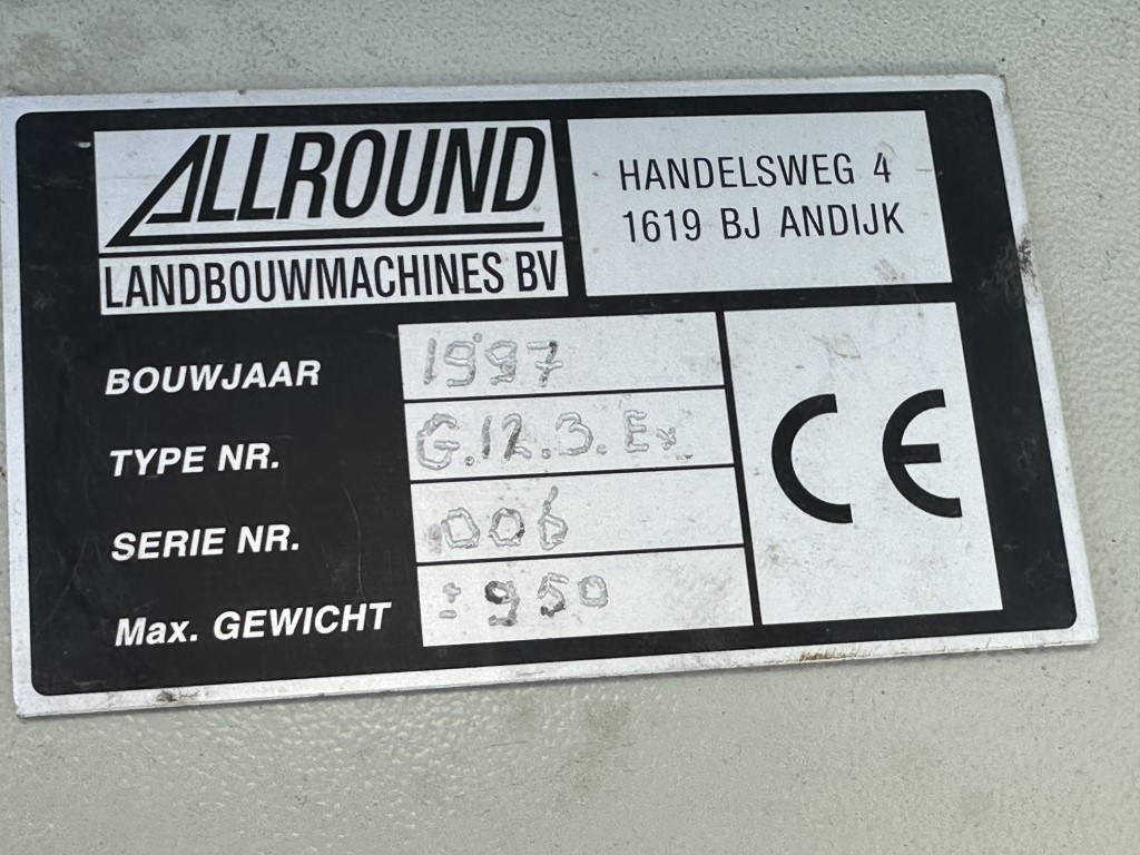 Allround G 12.3.B Роликовая сортировочная машина Ширина 120 см, 3 сортировки