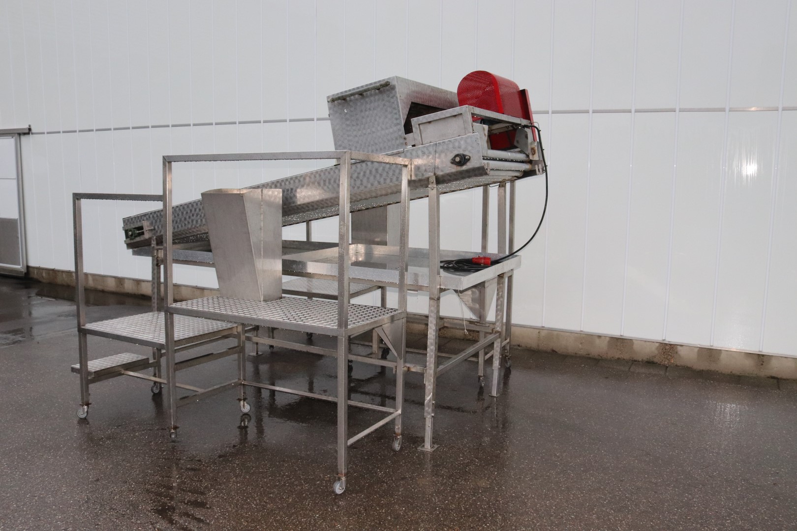 Roller inspection table 290 x 95 cm