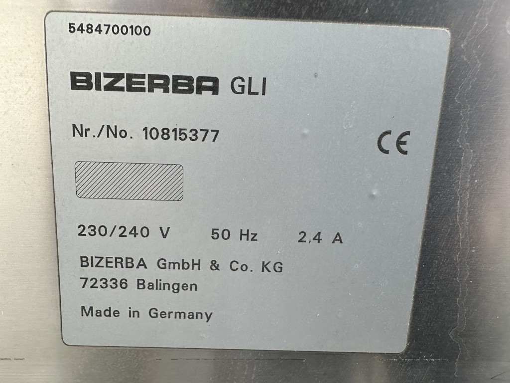 Bizerba GLM-I ценник верхний и нижний