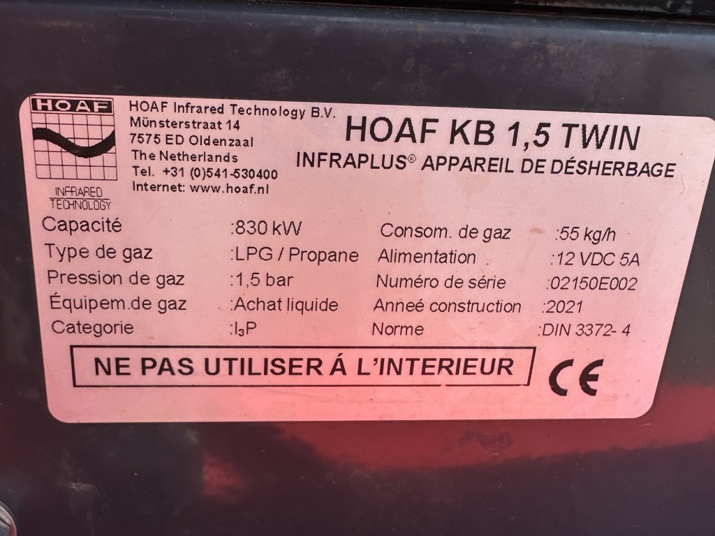 Hoaf KB150 Выжигатель травы