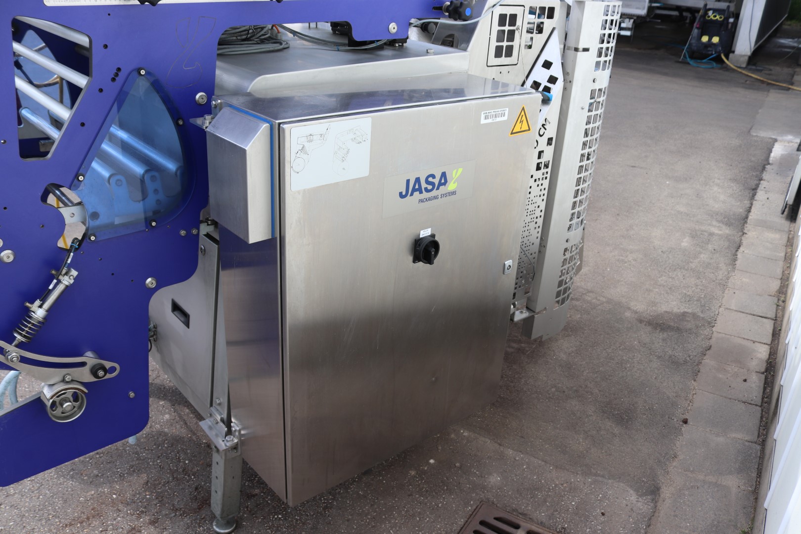 Jasa J350 CM-LD vertical flowpacker / bagger, incl. Herma printer
