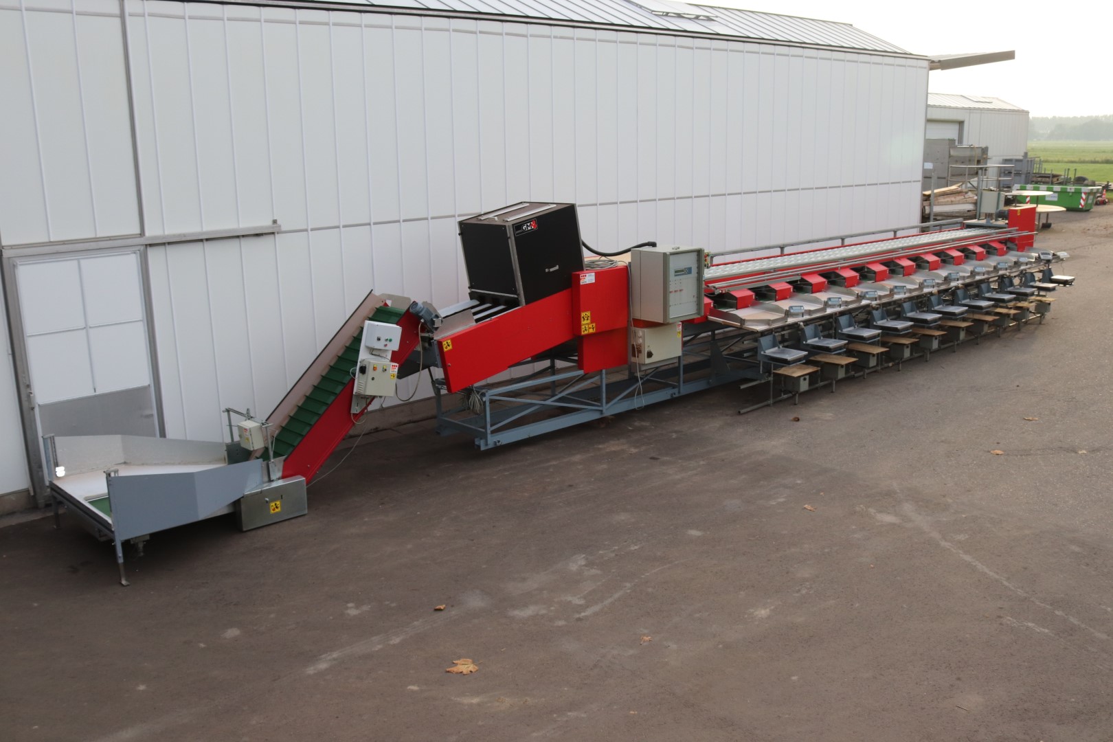 Aweta GM3-10 grading machine for peppers