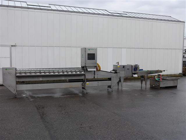 Christiaens Agro Systems fully automatic grading and washing line for asparagus