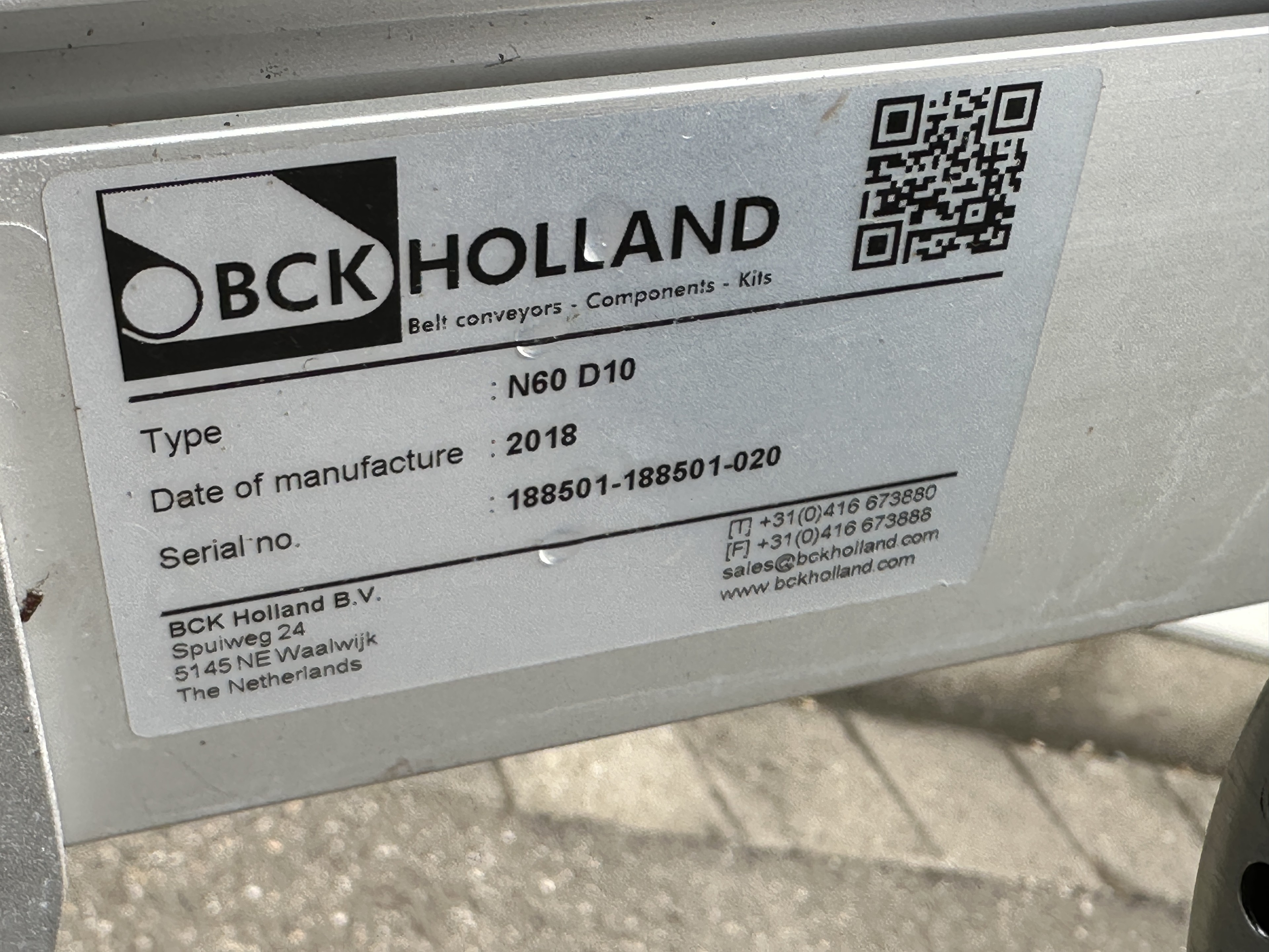 BCK N60 D10 Элеваторный конвейер 590 x 45 см