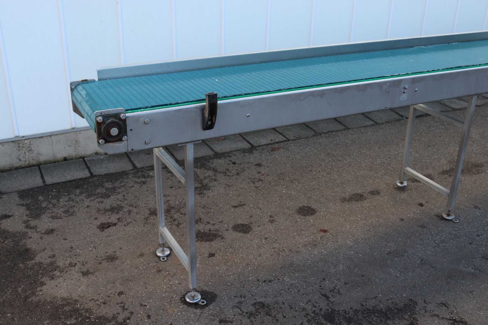 Stainless steel conveyor 400 x 42 cm