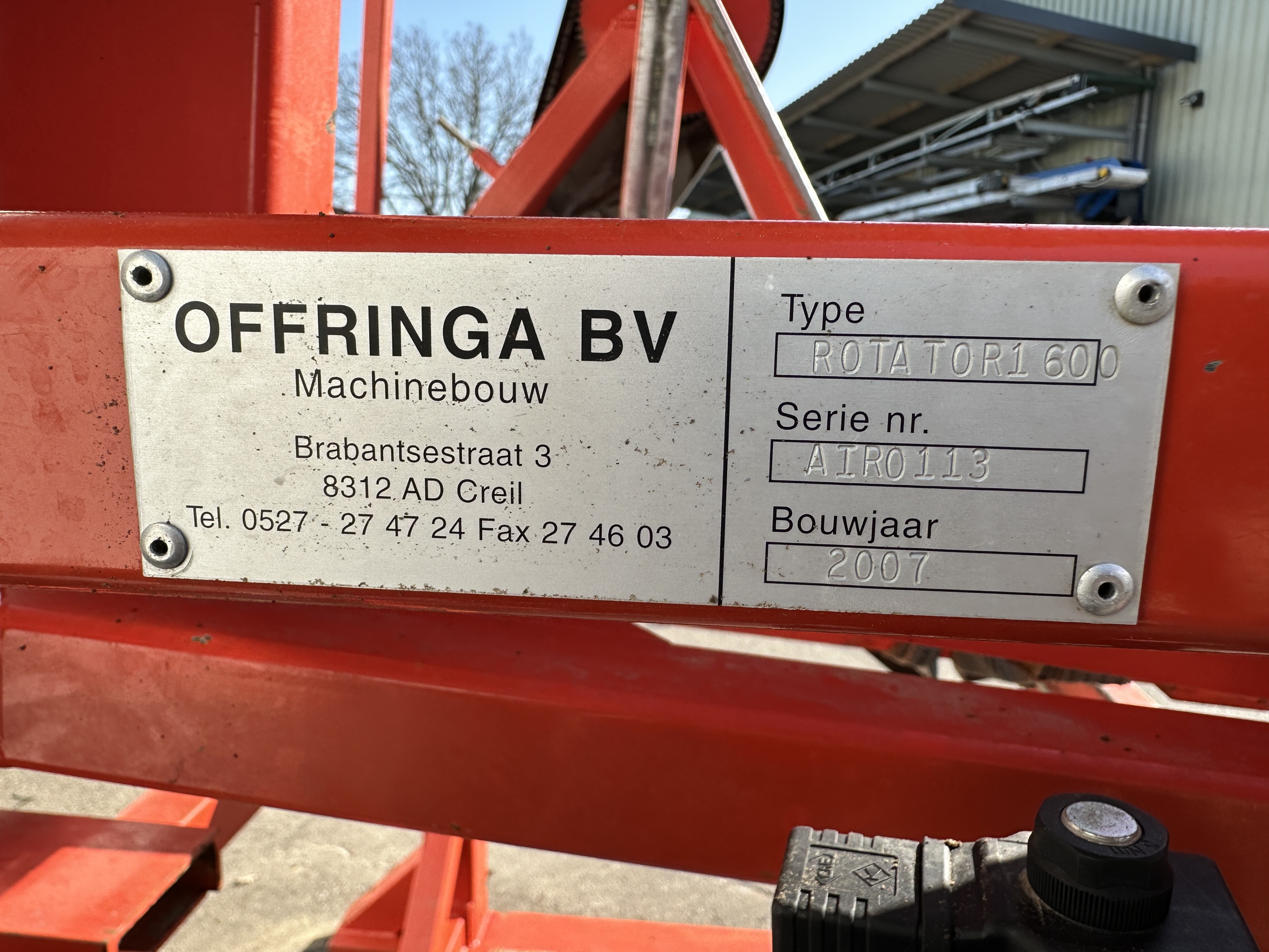 Offringa Rotator 1600 Оборотчик ящиков 160 см с функцией разгрузки
