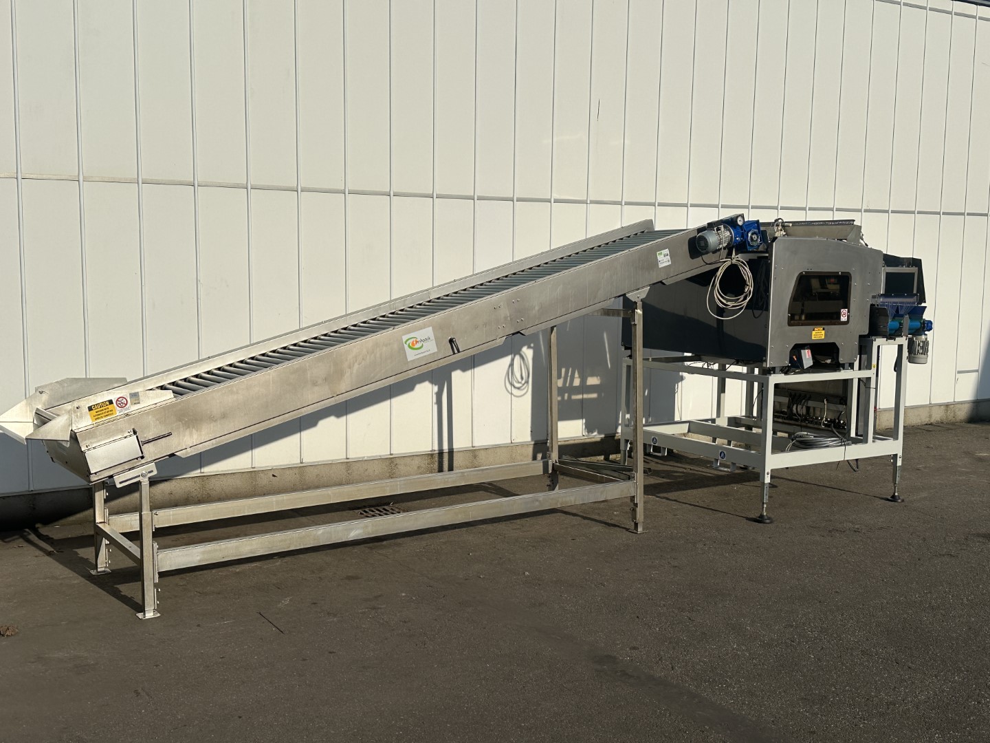 Sorma W12 126 Весовой дозатор с подающим конвейером и двумя разгрузочными конвейерами