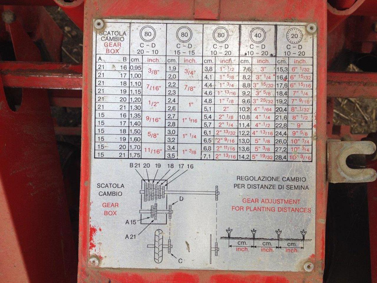 Сеялка Gaspardo V20 12 рядов
