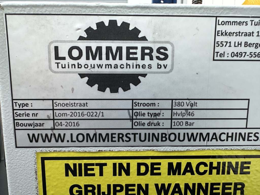 Lommers Машинa для обрезки топпер