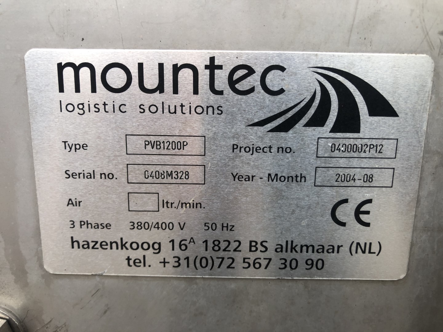 Конвейер Mountec 3600 x 120 см
