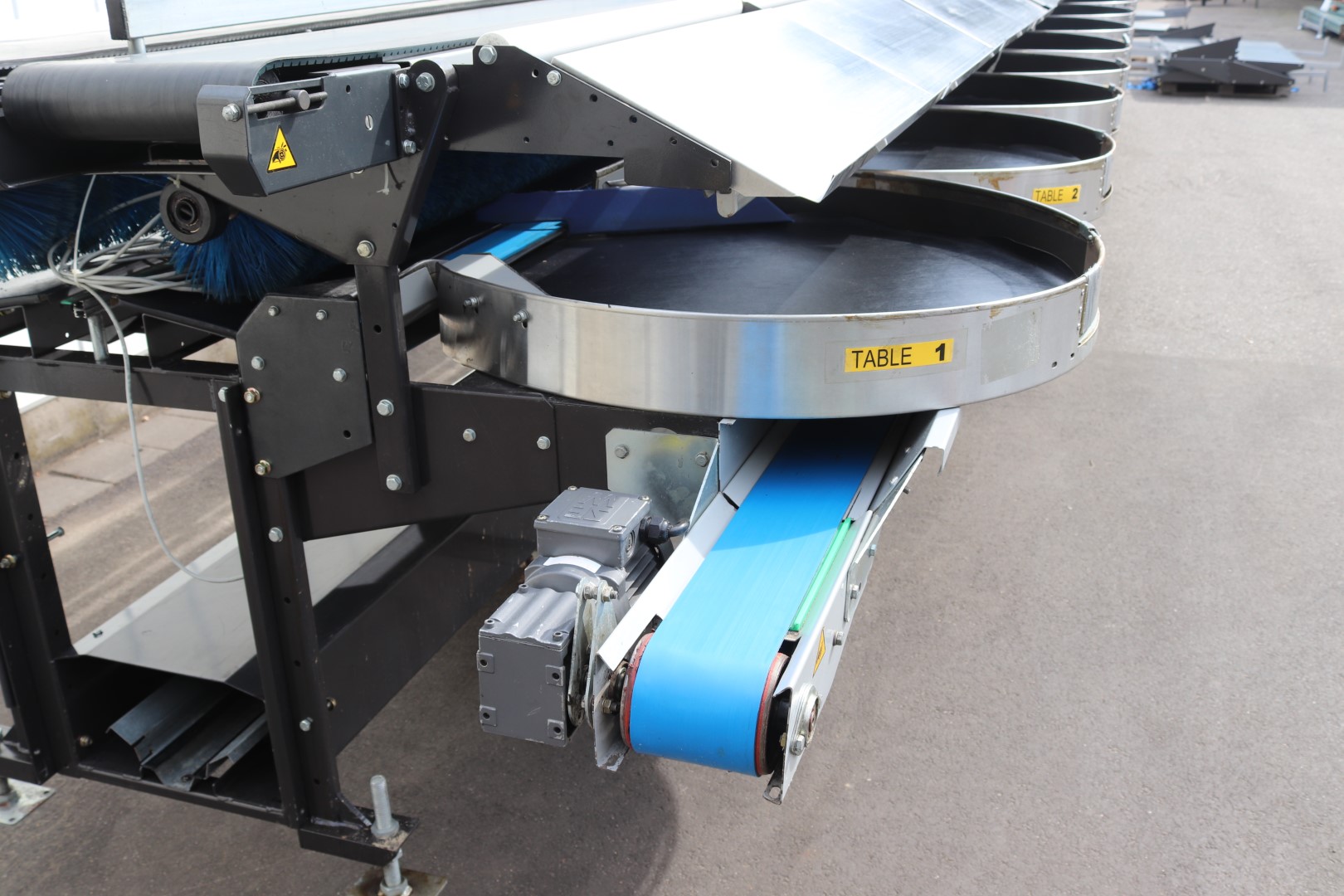 Compac electronic weight grader for apricots and plums
