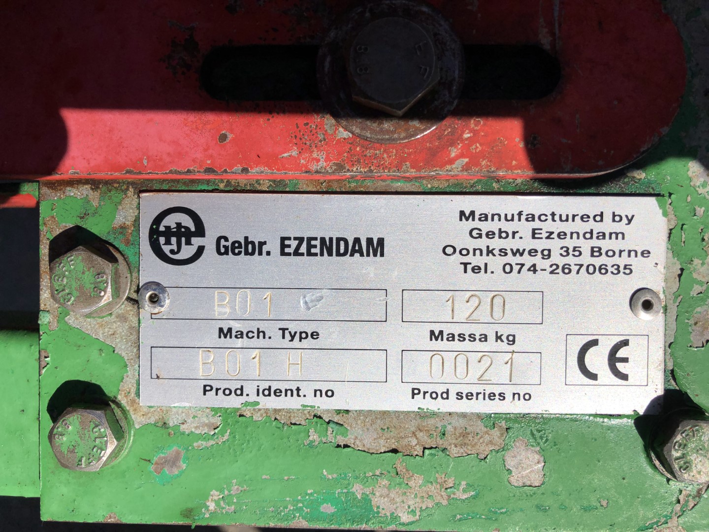 Ezendam -B01 Машинa для обрезки