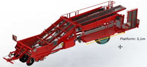 Asa-Lift TSP 275 Картофелеуборочный комбайн для сладкого картофеля