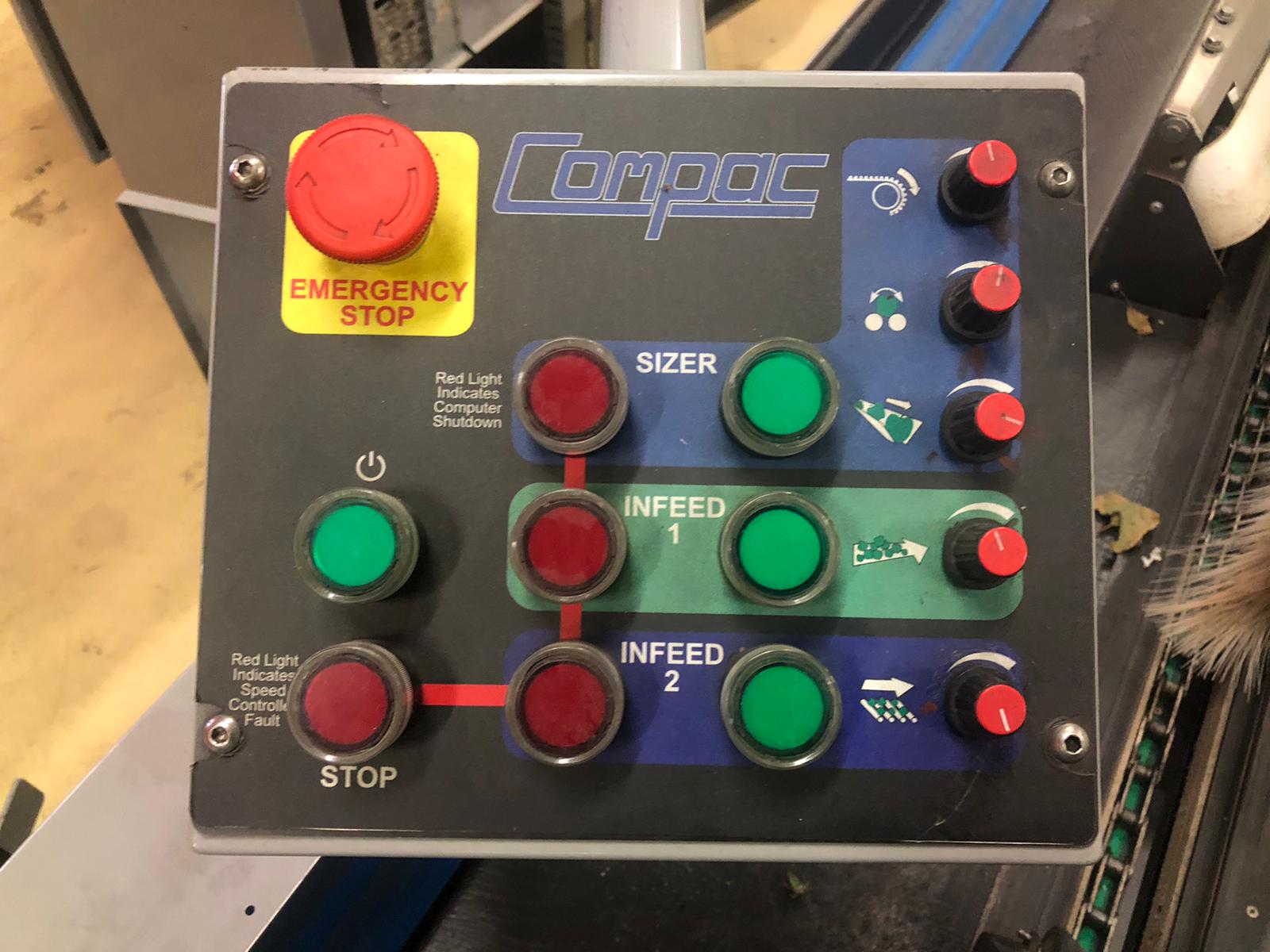 Compac electronic weight grader for apricots and plums