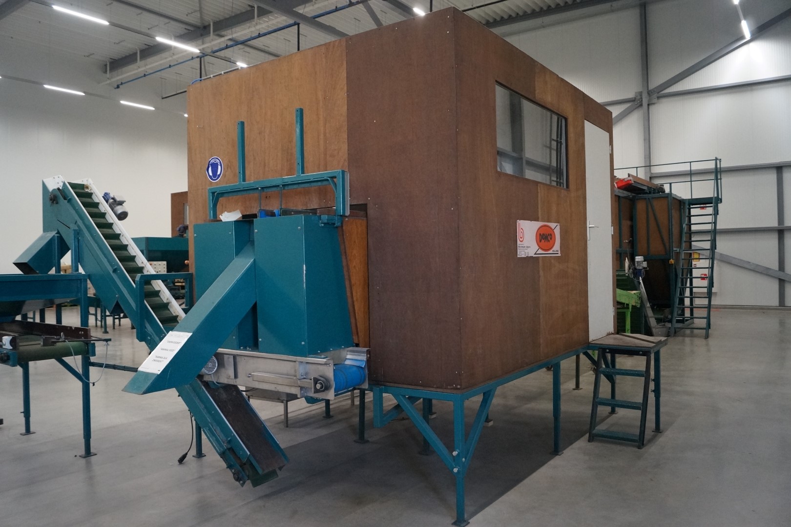 Бункерная сортировочная линия Demco для картофеля, брюссельской капусты или лука