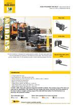 ���� � �������� H20 Pallet fork with hydraulic adjustable tines � 2-�� ������� � �������������� ����������� ��� ��������� �� �������