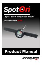 ��������� SPOTON� SOIL COMPACTION METER
