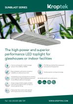 ��������� ��� ��������������� SUNBLAST series LED ��� ����������� ������������ �����������