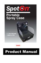 ������ ����� ��� ����������� SPOTON� SPRAY CASE