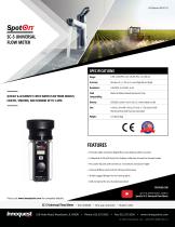 ���������� � �������� ����������� SPOTON� SC-5 UNIVERSAL FLOW METER � ���������� ��� ������� ��� ���������� �� ������������