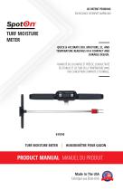 �������� ��� ������ SPOTON� TURF MOISTURE METER �������������� � �������� ��������
