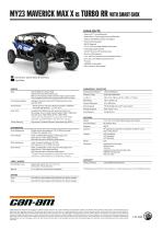 SSV 4x4 MAVERICK MAX X RS TURBO RR WITH SMART-SHOX 4x2 4 ����� � ���������� ����������