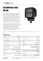 ������������ ��������� SCORPIUS 400 BLUE ��� ��������������������� ������������� �������� �����������