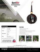 ������ ����� ��� �������� SPOTON� IRRIGATION PRESSURE TESTER � �������� ����������� ����������