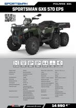 ���������� 4x4 SPORTSMAN 6X6 570 EPS � ���������� ���������� 2 ����� c ���������������� �������