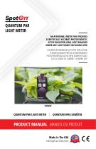 �������� �� ������������ SPOTON� QUANTUM PAR LIGHT METER ��������