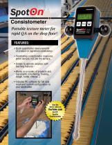 ���������� ��� ����� SPOTON� CONSISTOMETER �������� ���������� � ������������ ������