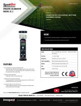 ���������� � �������� ����������� SPOTON� SPRAYER CALIBRATOR SC-2 � ���������� ��� ������� ��� ���������� �� ������������