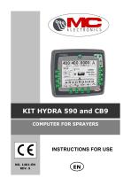 ������� �������� ��� ���������� HYDRA 590 ISOBUS GPS CAN-Bus
