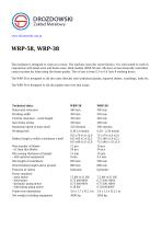 ��������� �������� WRP-58, WRP-38 ������������ ������������ � ��������� ����������